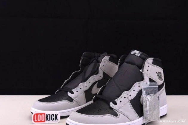 Rep High 555088-035 Light Air Black Retro 1 Smoke Grey White Jordan 0806